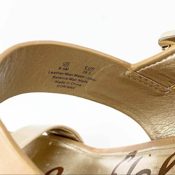 Sam Edelman ‘Korinne’ Nude Platform Wedge Sandal - Picture 5 of 8